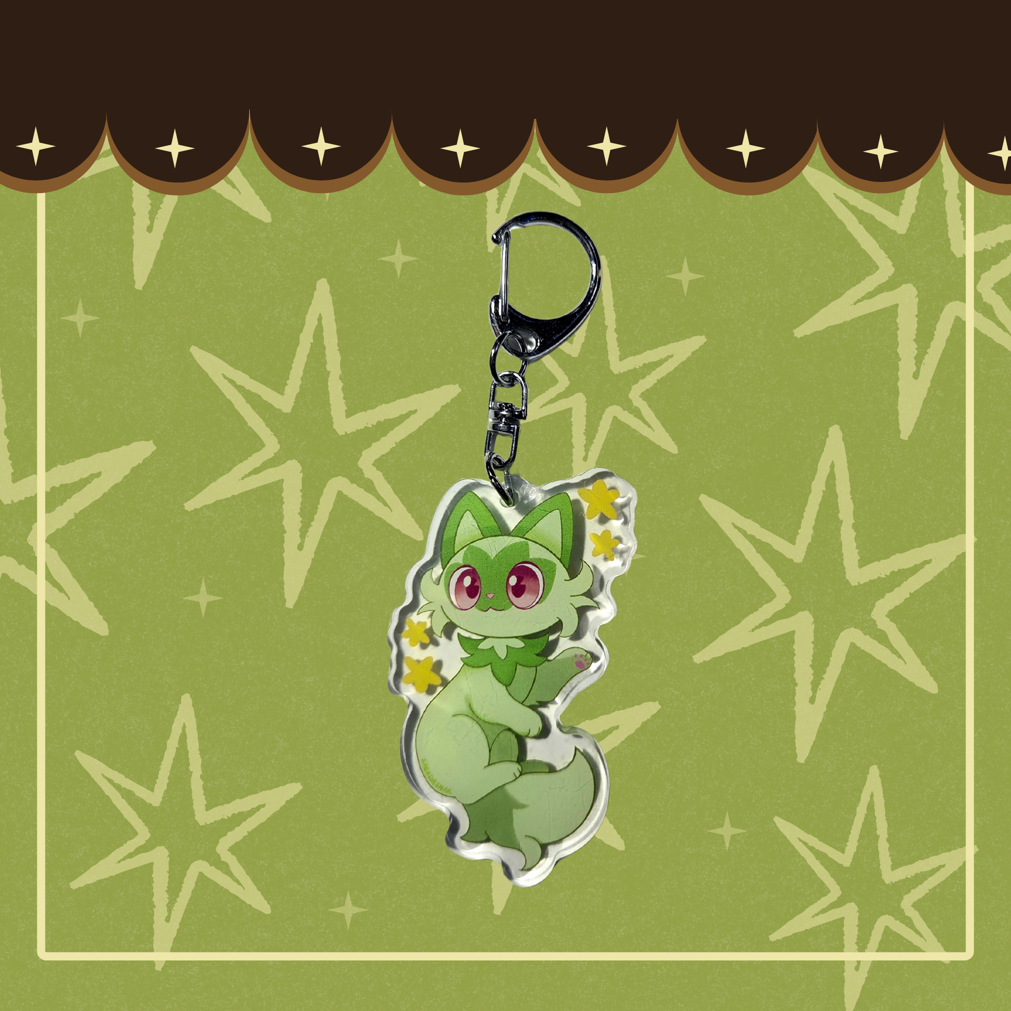 Sprigatito Keychain