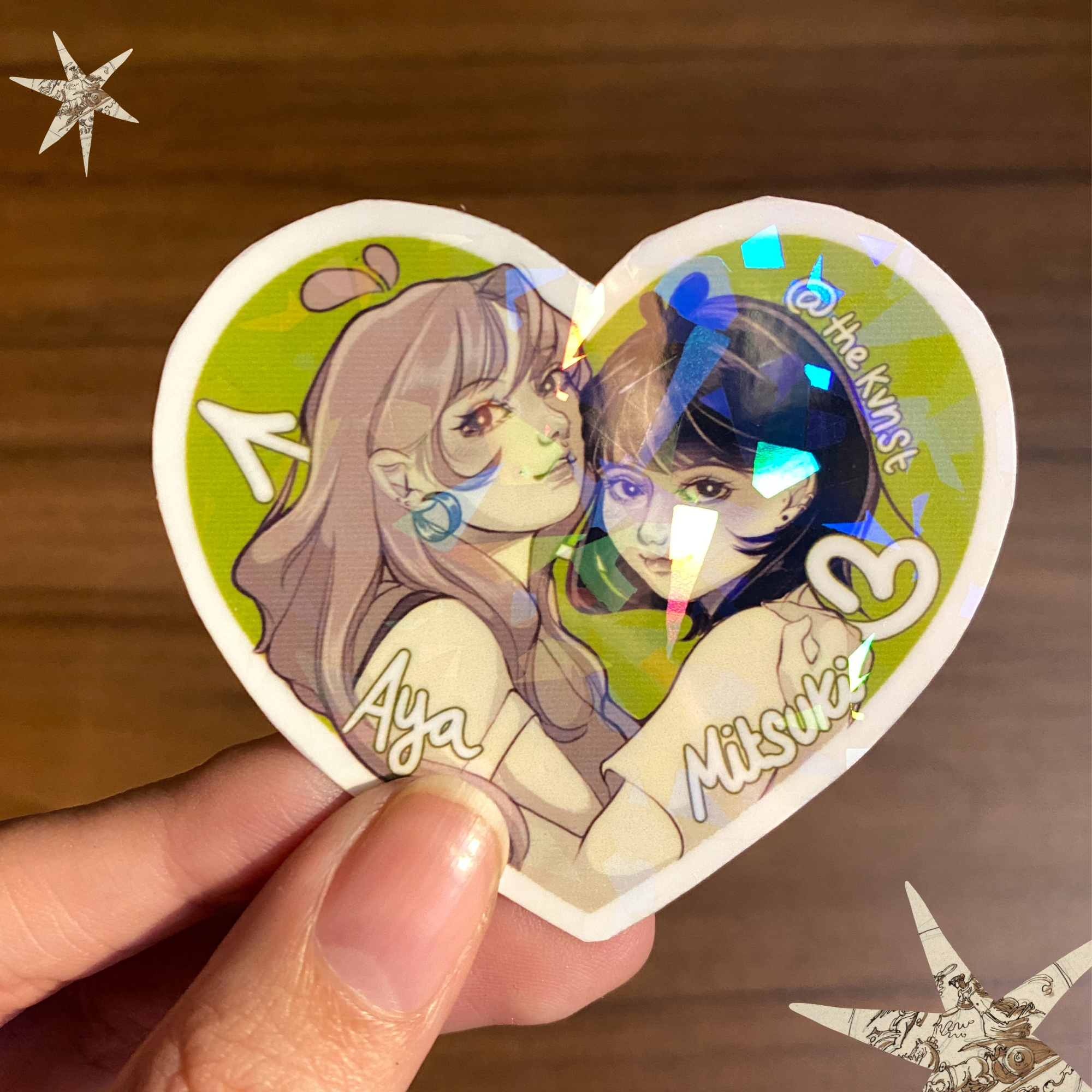 Aya + Mitsuki Sticker – imagen 1