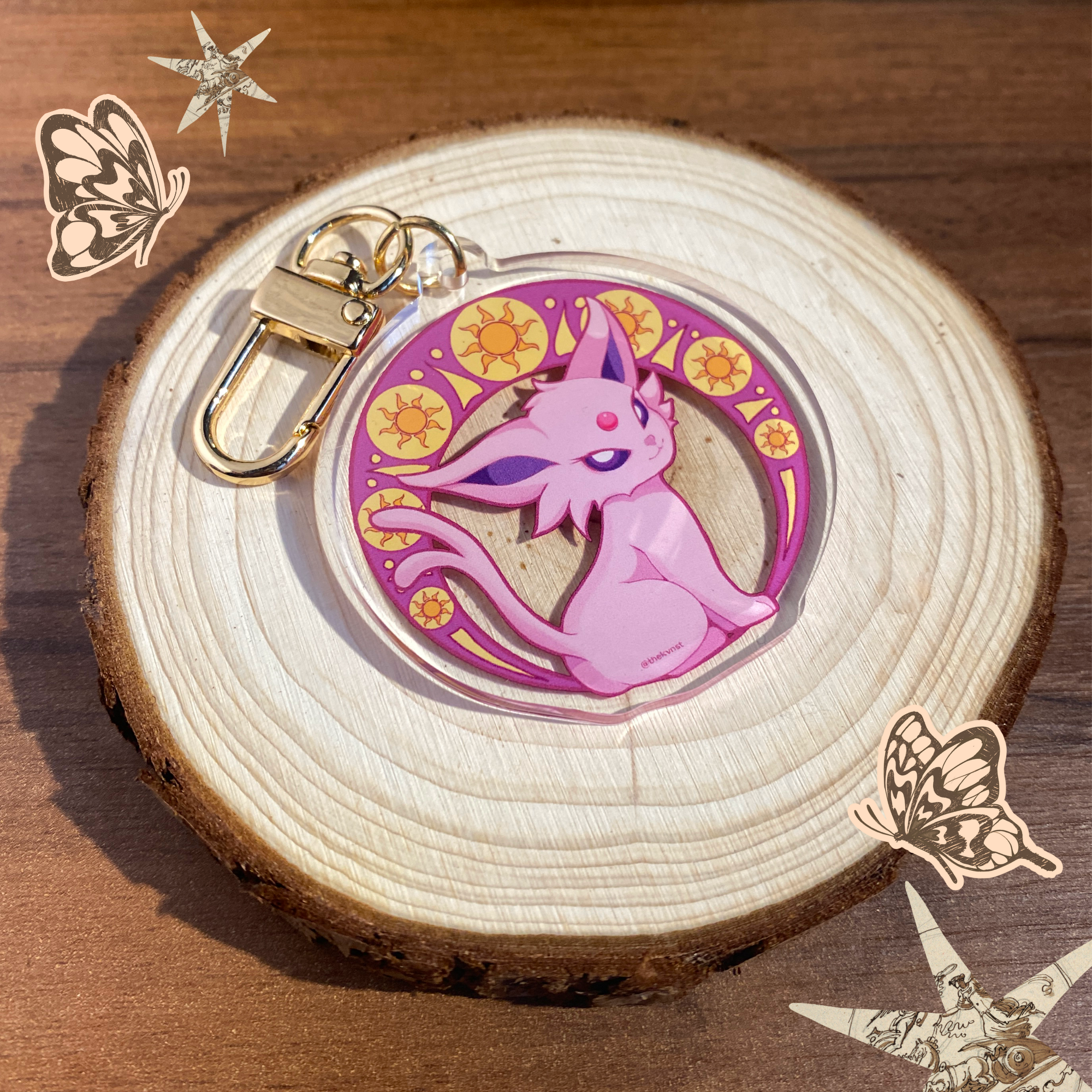 Espeon Keychain