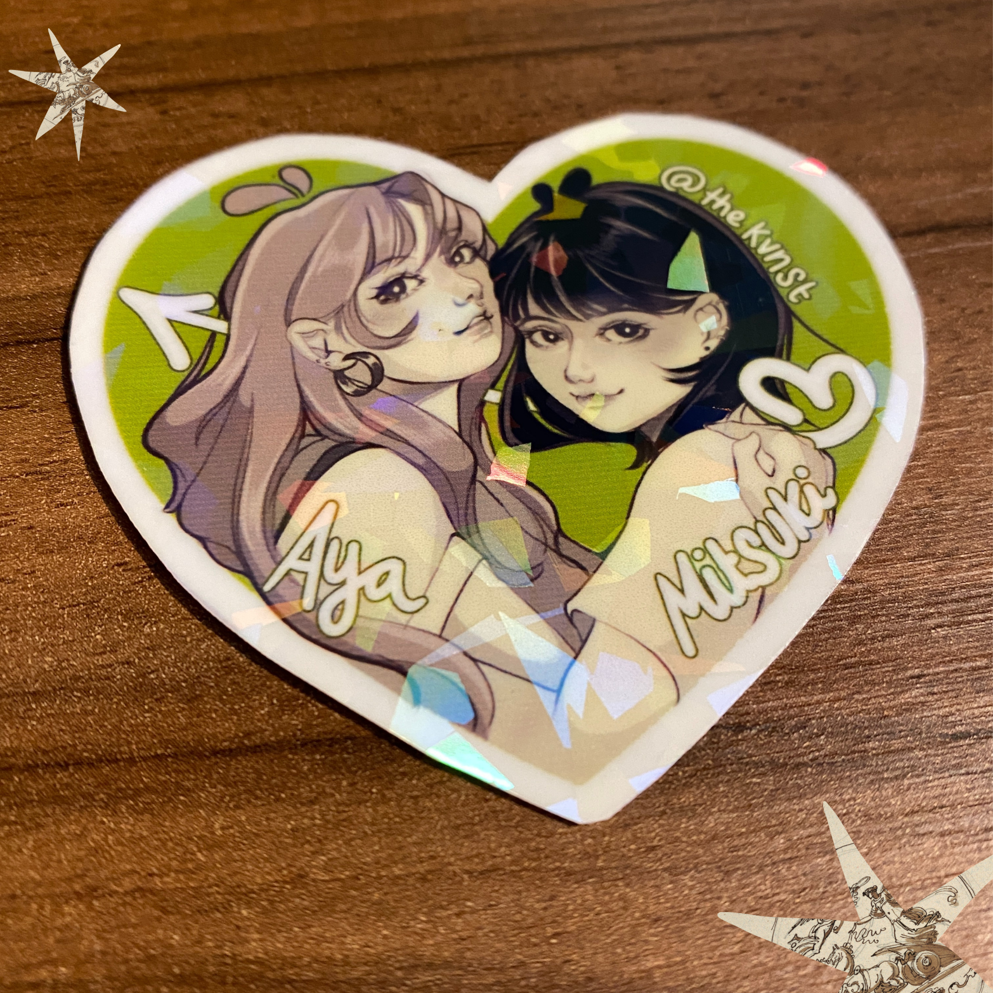 Aya + Mitsuki Sticker – imagen 3