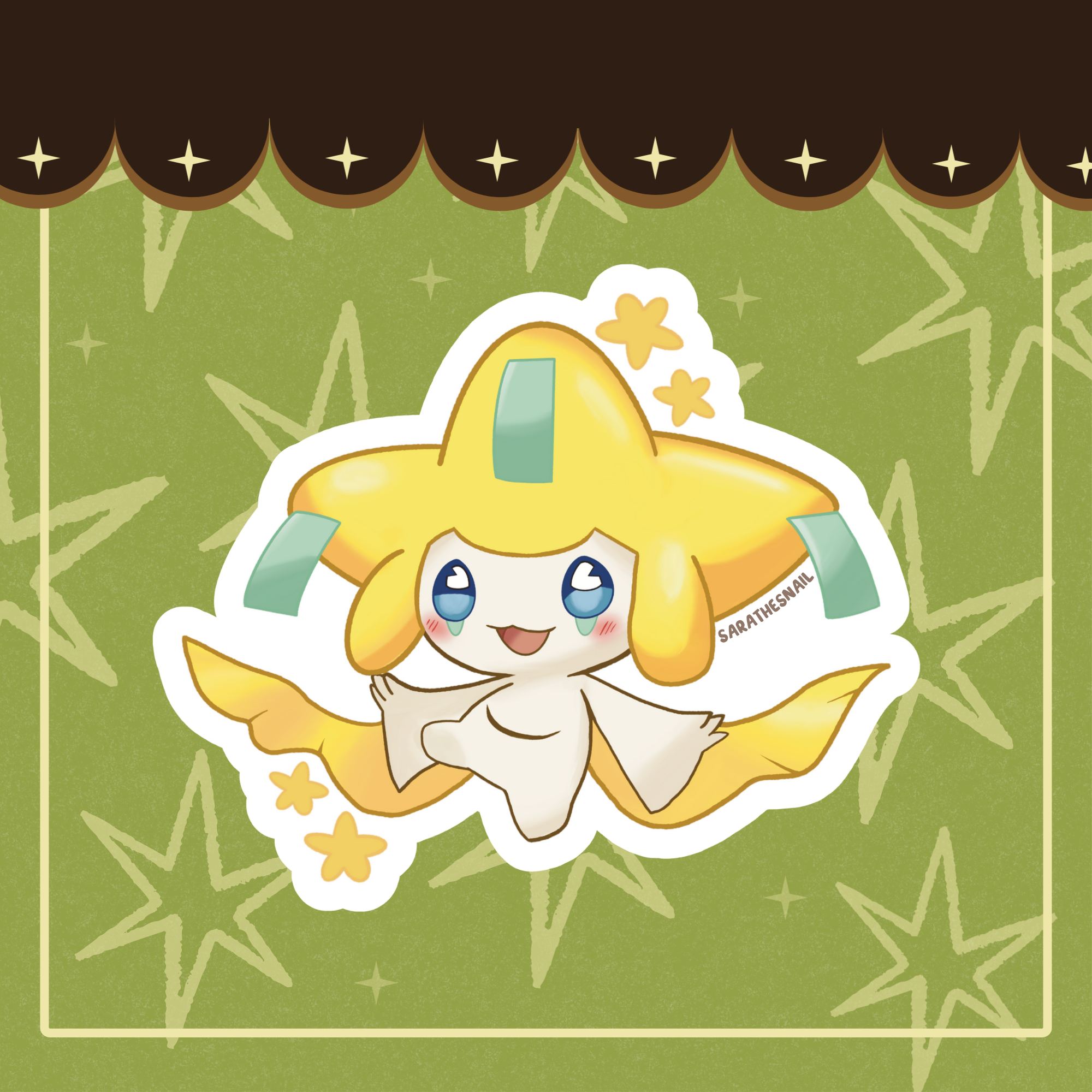 Jirachi Pokemon Sticker