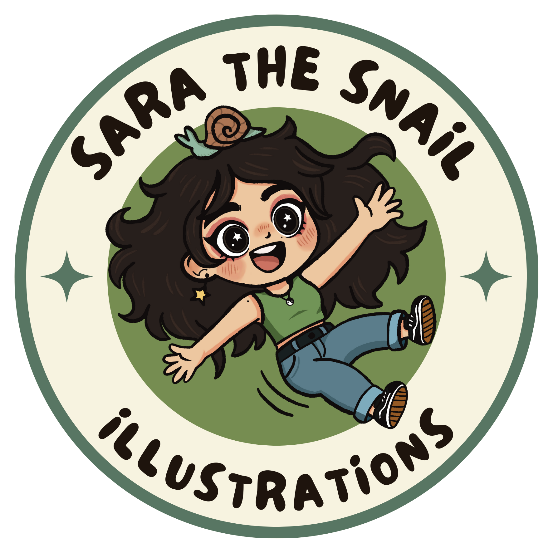 Logo de Sara The Snail Illustrations 