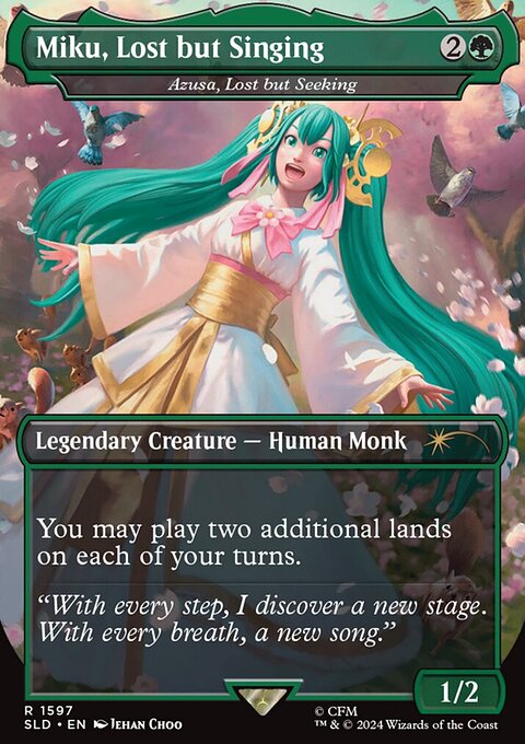 Miku, lost but singing