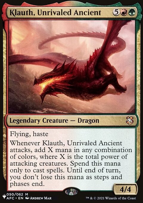 Klauth, Unrivaled Ancient